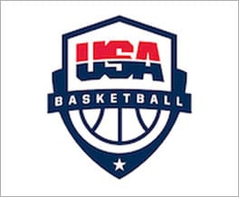 A logo of the usa basketball team.